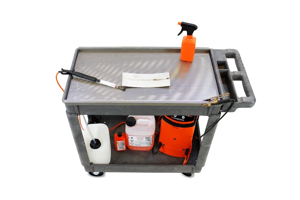 cougartron-mobile-weld-cleaning-workstation-schwei-reinigungs-arbeitsstation image 1