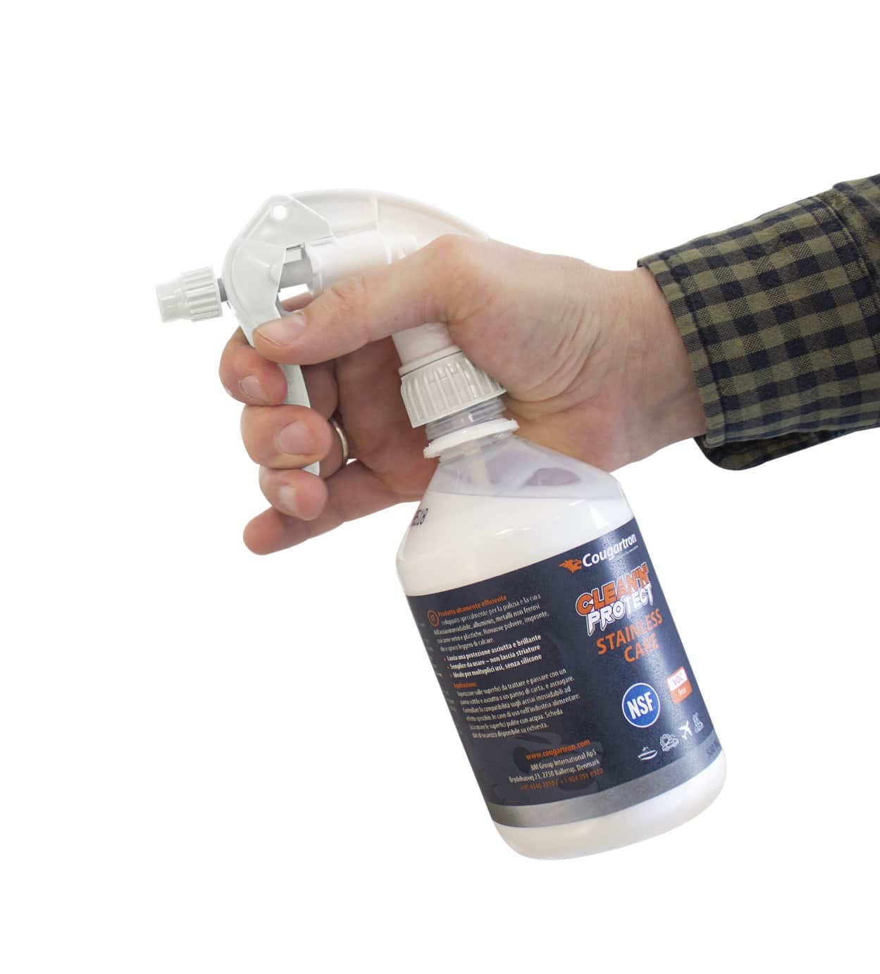 cougartron-clean-n-protect-edelstahl-pflegespray image 2