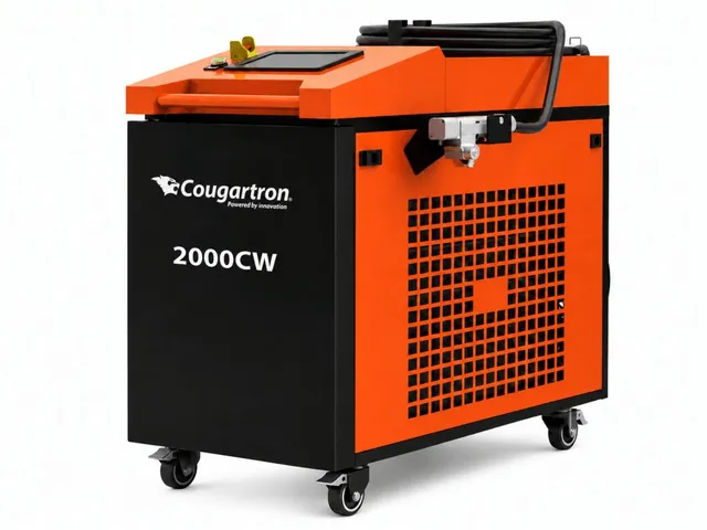 cougartron-2000cw-laserreiniger-2000w-faserlaser-mit-handkopf image 1