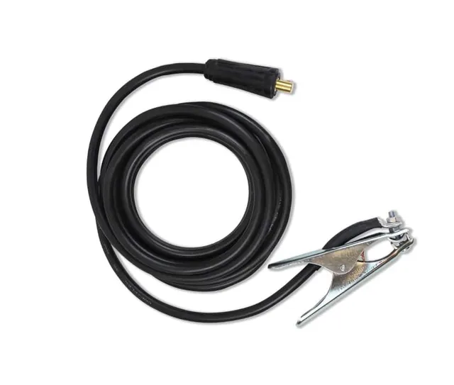 cougartron-fury200-massekabel-mit-erdungsklemme-20-ft-200a-dinse image 1