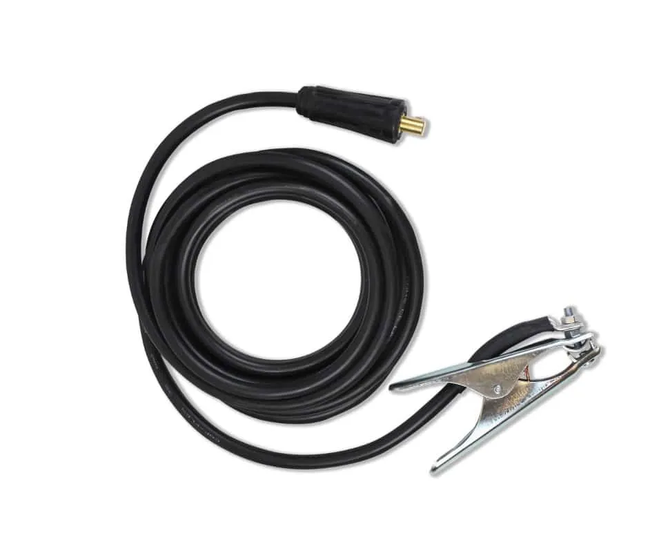 cougartron-fury200-massekabel-mit-erdungsklemme-20-ft-200a-dinse image 1